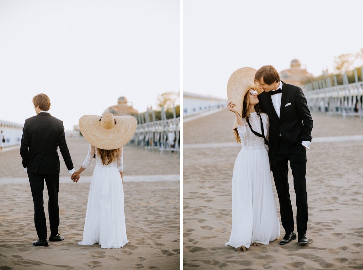 Wenecja plaża, ślub na plaży, beach wedding Italy