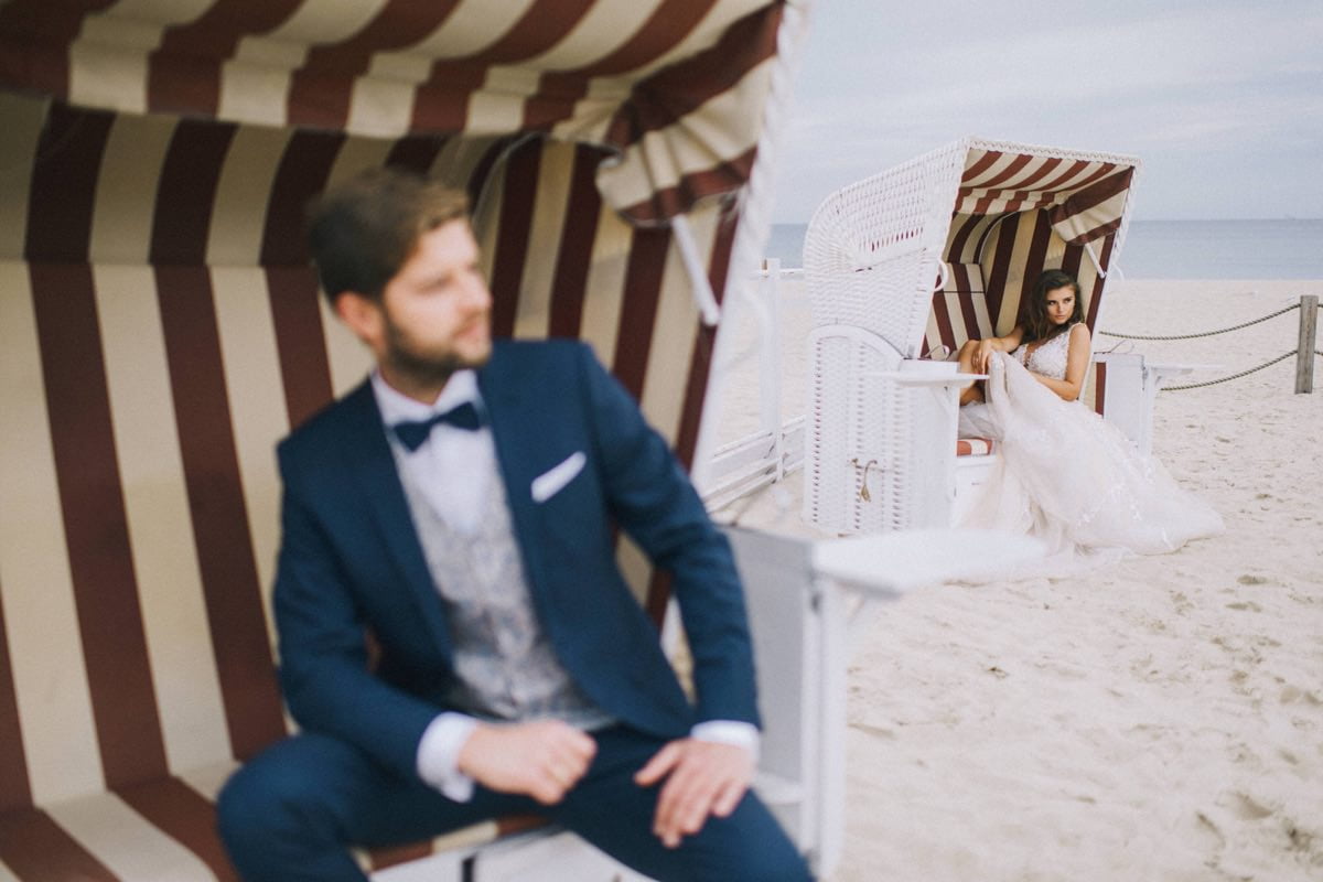 romantyczna sesja poslubna na plazy